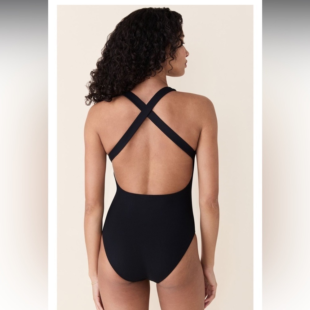 ANDIE SWIM Tulum One Piece in Black XS NWT 113 - Picture 3 of 10